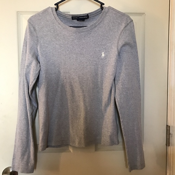Grey Ralph Lauren Long-Sleeve