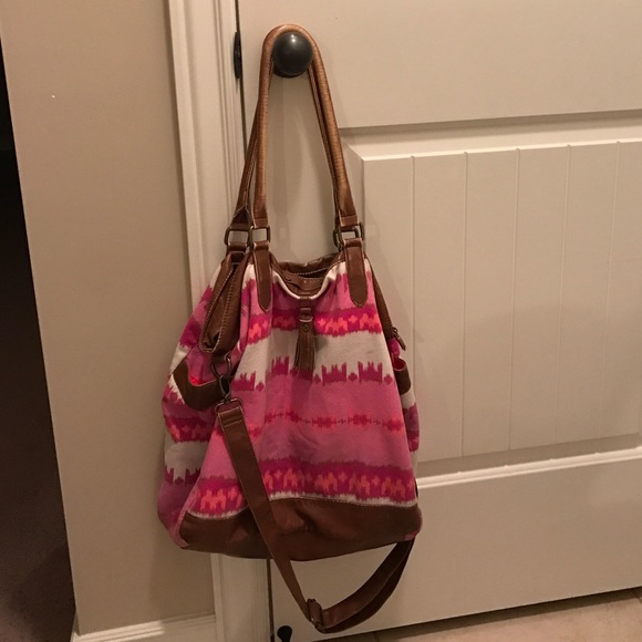 Pink Ikat Hurley tote