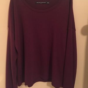 Maroon Brandy Melville Long Sleeve