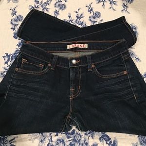 J Brand dark skinny leg jean