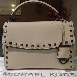 🎉Reduced Michael Kors Ava Stud Top Handle Satchel