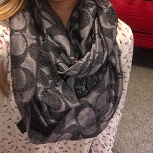 Coach reversible infinity scarf