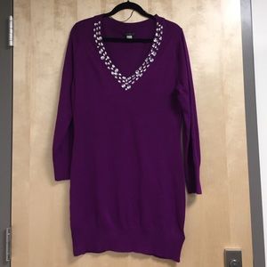 Venus jeweled sweater dress