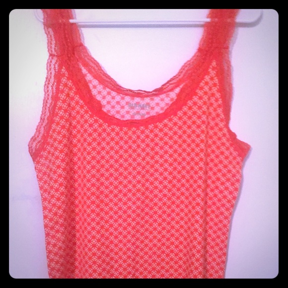 Old Navy Orange/White xxl tank top