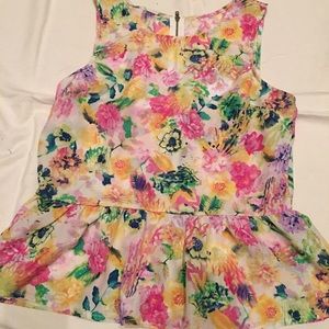 Floral Peplum