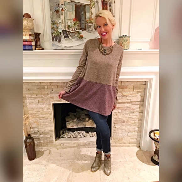 Beautiful and warm! Tunic 💋 LAST ONE - Picture 2 of 3