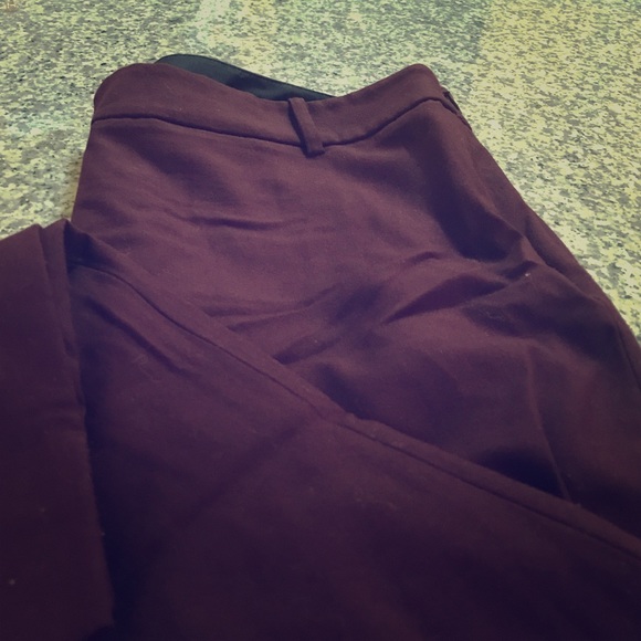 Plum/Wine crop pants #JCrew!