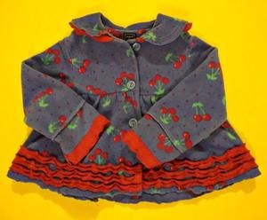 Mack & Co  cherry sweater coat!