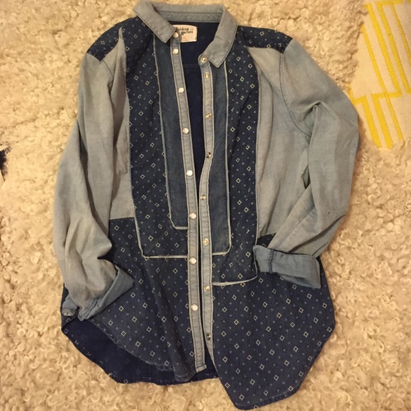 Denim Button-Down - image 2