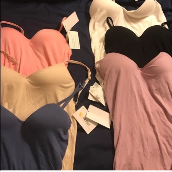 Bra lined tanks