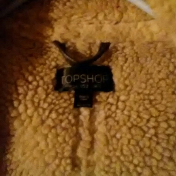 Womens Top Shop Wool Lined Coat - Picture 2 of 2