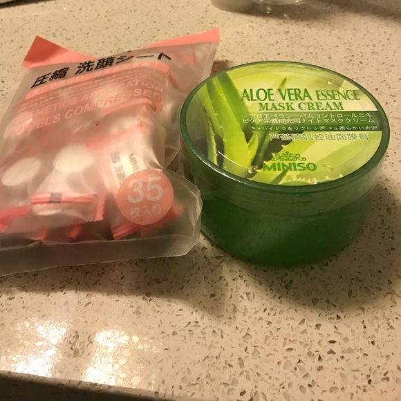 Mask cream & application towel compressed - Picture 2 of 2