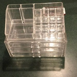 Acrylic makeup/desk organizer