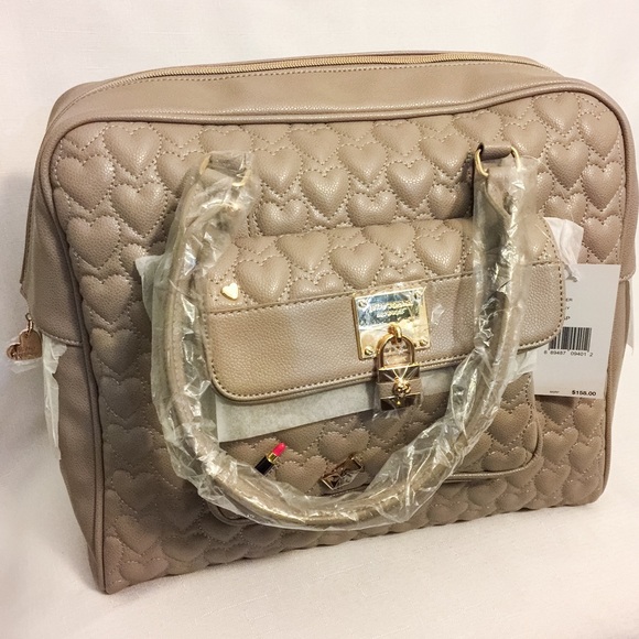 New Betsey Johnson Weekender in Stone Color!! - Picture 2 of 4
