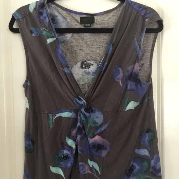 Deletta floral v-neck top from Anthropologie