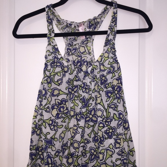 Sparkle & Fade racerback tank top