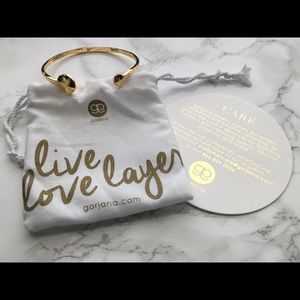 Gorjana Chloe Cuff Bracelet - 18K Gold Plate