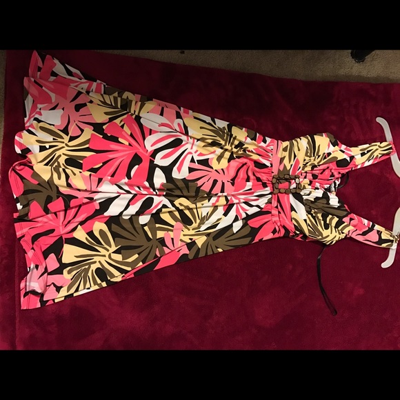 Coral dress