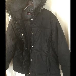 Black winter jacket