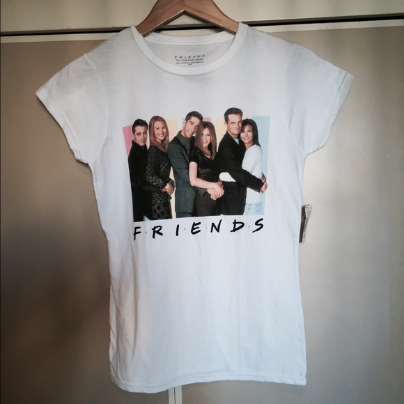 Tops - NWT friends white t-shirt