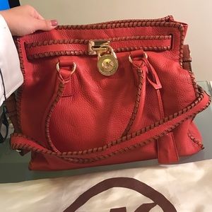 Michael kors soft leather tote Large