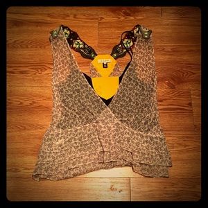 💥ETRO sexy unique silk print top!💥