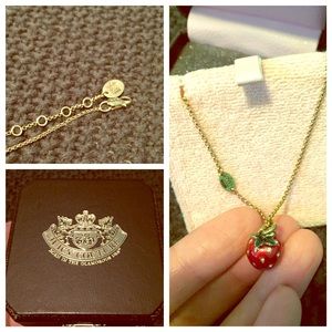 Juicy Couture strawberry 🍓 necklace!