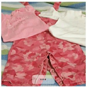 pink overalls can wear 2 ways