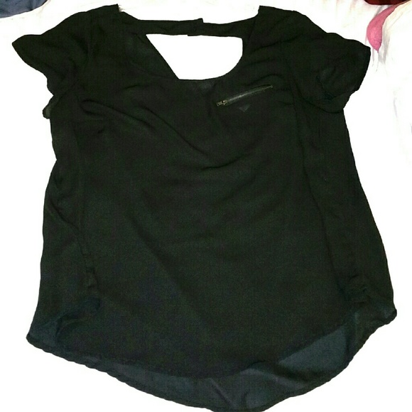 LAST DAY ❤ Torrid Keyhole Back Chiffon blouse
