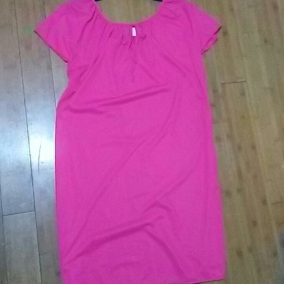Hot pink dress