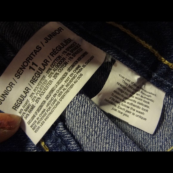 Lei "Ashley Lowrise Bootcut" Distressed Jeans - Picture 4 of 4