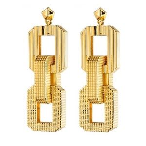 *NWOT* EDDIE BORGO gold chain link earrings