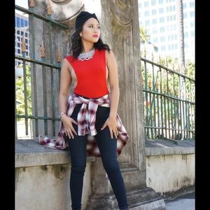 CLOSET CLEAR OUT: Last One- Cherry Bomb Bodysuit