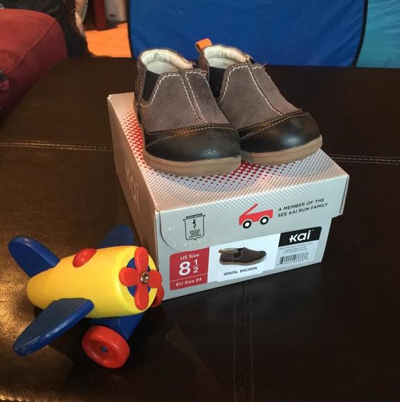 See Kai run Irwin in brown size 8.5