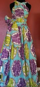 Ankara Infinity Maxi Dress