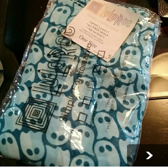 Lularoe one size blue ghost leggings
