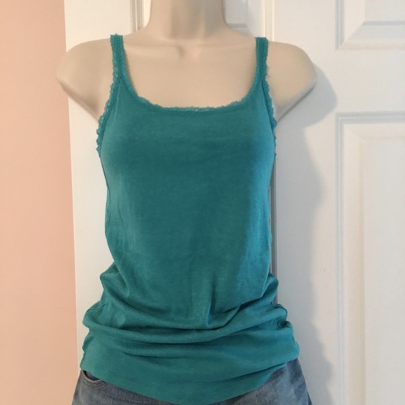 NOT FOR SALE - Sz S green tank top