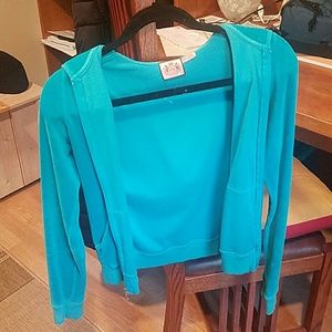 Track suit zip up top