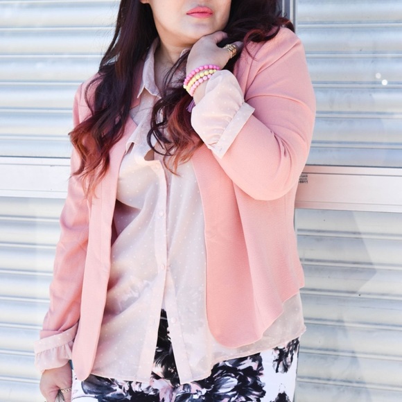 Blush Pink Blazer