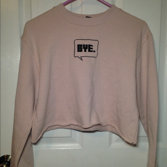 Crop sweater