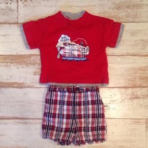 Boys short and shirt set