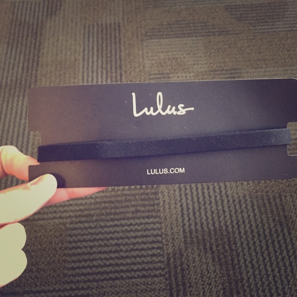 Lulu's Black Choker Necklace