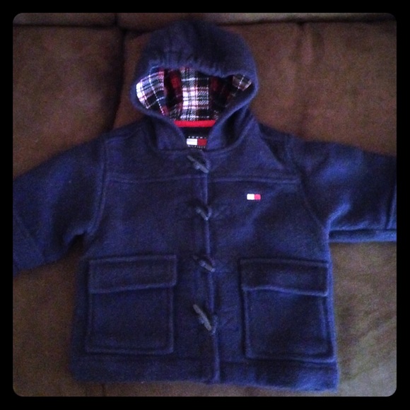 Infant wool peacoat