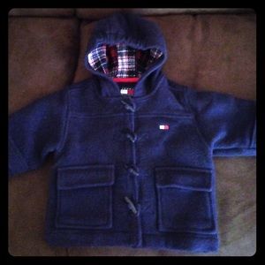 Infant wool peacoat