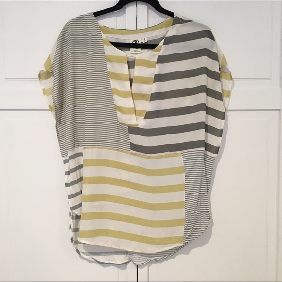 Anthropologie One September Striped Top - Picture 2 of 4