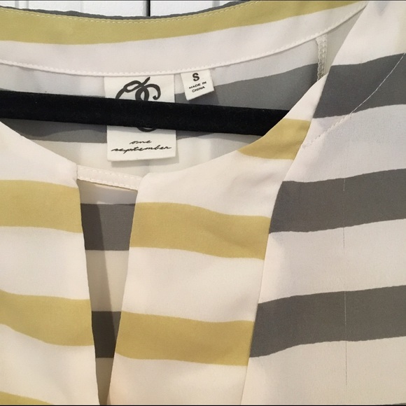 Anthropologie One September Striped Top - Picture 3 of 4