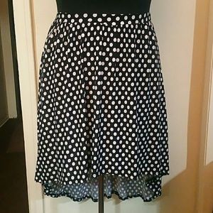 Polka Dot Hi/Lo Skirt