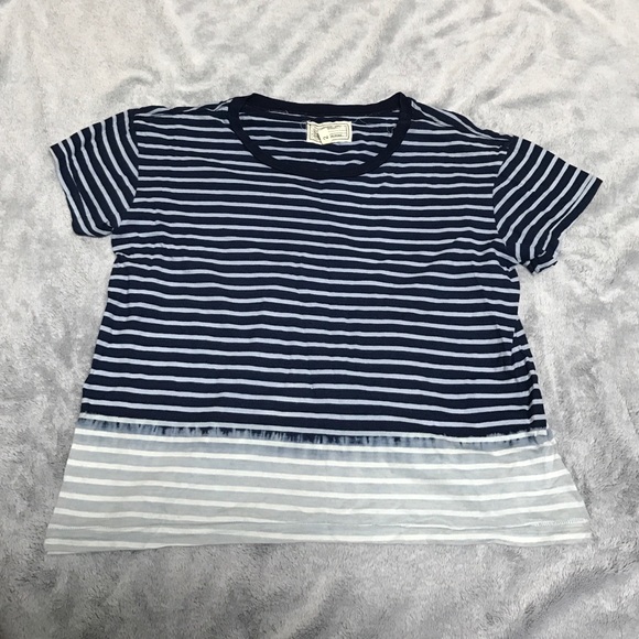 Current/Elliot striped ombré tee