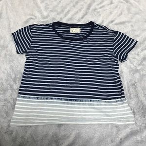Current/Elliot striped ombré tee