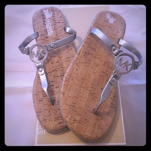 Michael Kors Silver Sandals
